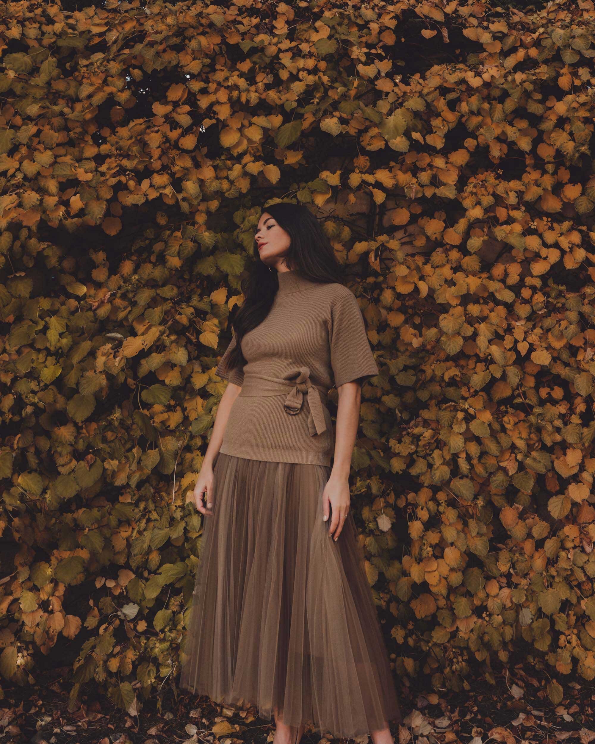 Fall tulle skirt sales outfit